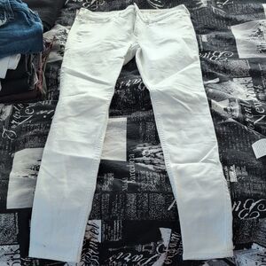 Hollister White Skinny Jeans